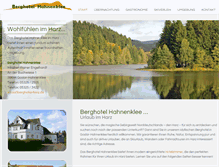 Tablet Screenshot of berghotel-harz.de